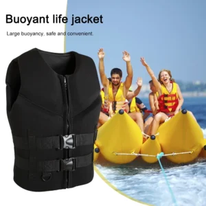 Adults Life Jacket Neoprene Safety Life Vest for Water Ski Wake Board