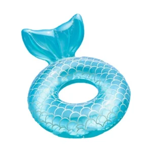 Inflatable Swimming Ring Adults Floating Swimming Circle (Blue Green 70)